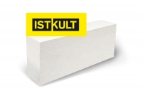 Газобетонный блок для перегородок ISTKULT, D600, 625х250х100мм Алан Групп